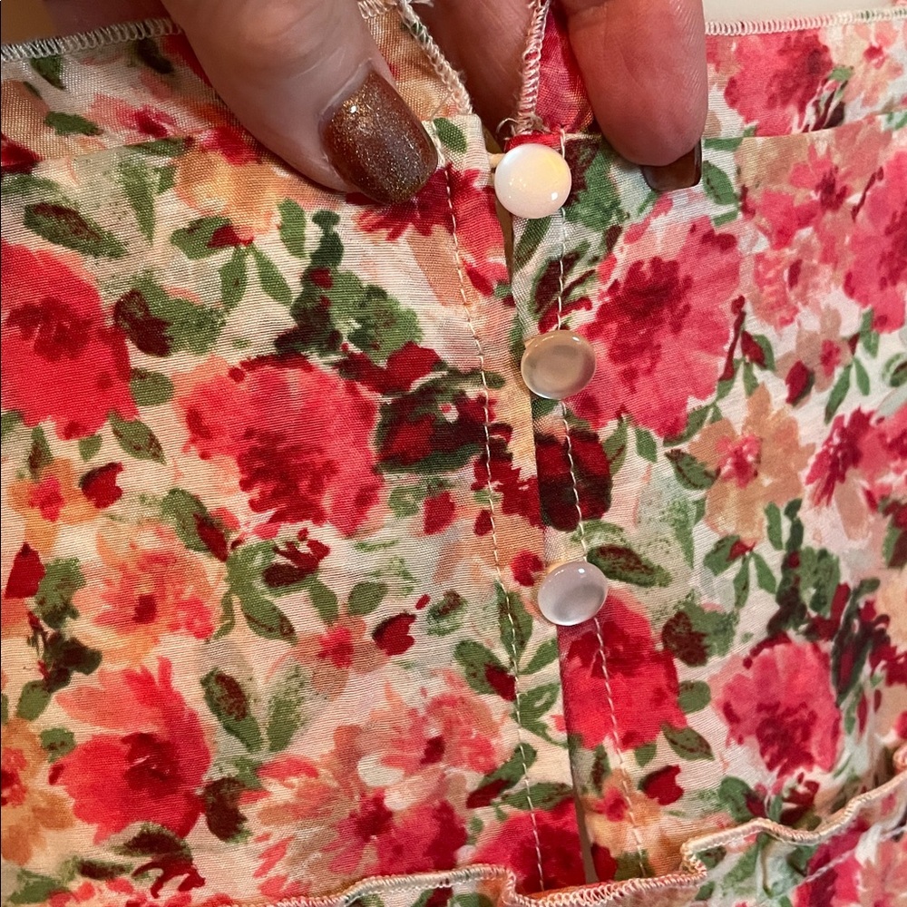 Moon River Baby Doll tiered mini dress - Picture 4 of 7
